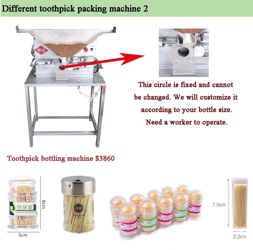 toothpick packing machine