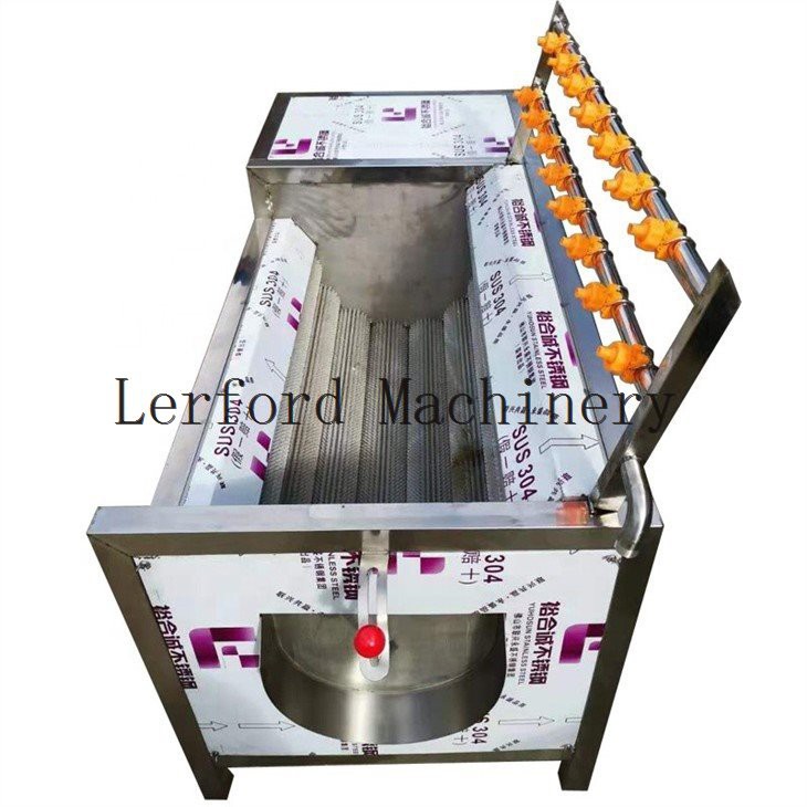 potato washing and peeling machine