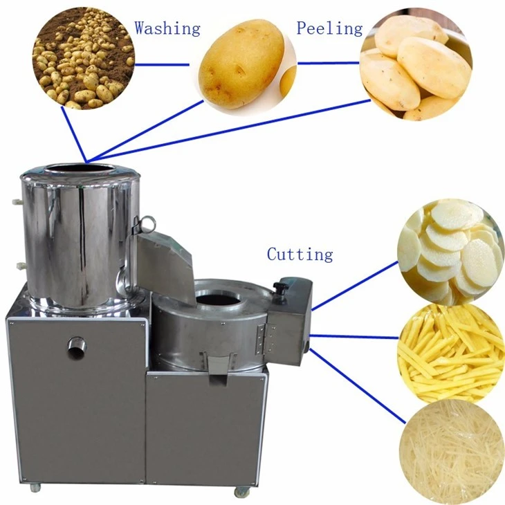 Automatic Potato French Fries Machine Production Line