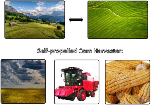 corn combine harvester corn combine harvester